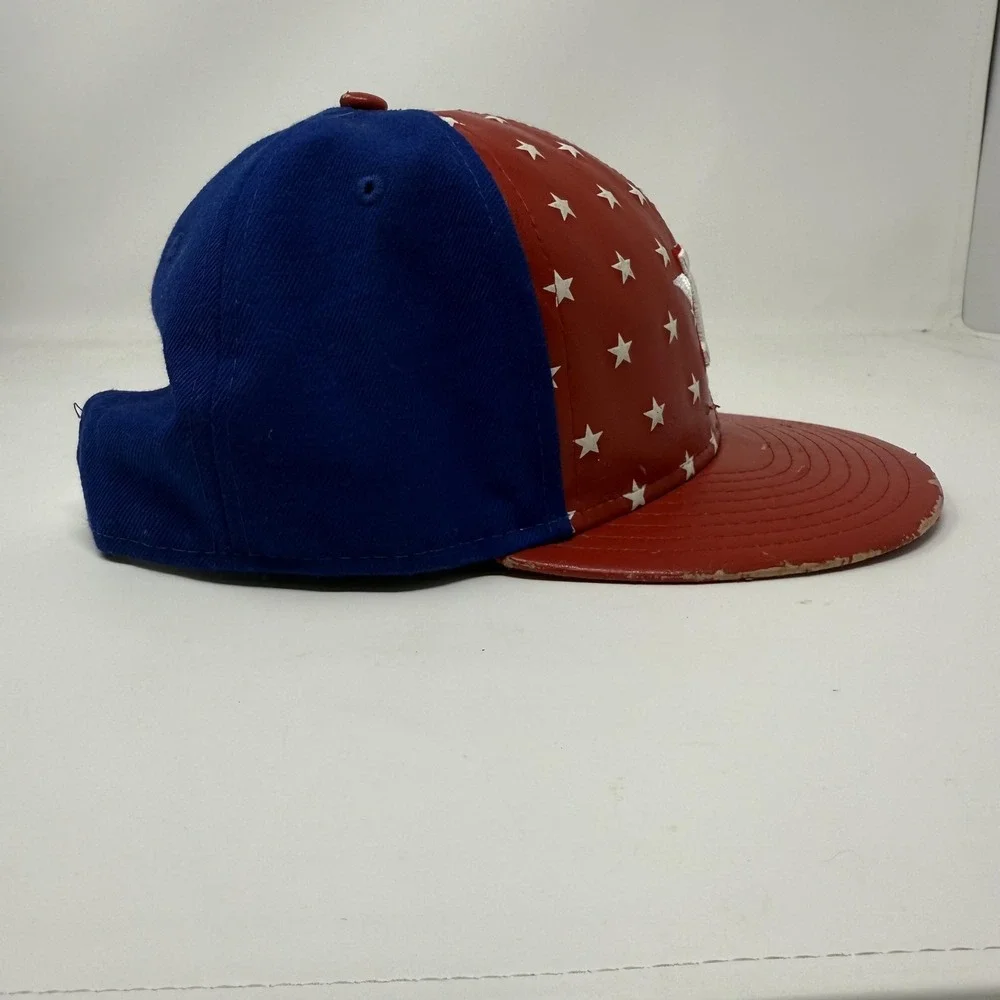Houston Astros Hat Cap Snap Back Red Blue White Stars MLB Baseball New Era Mens